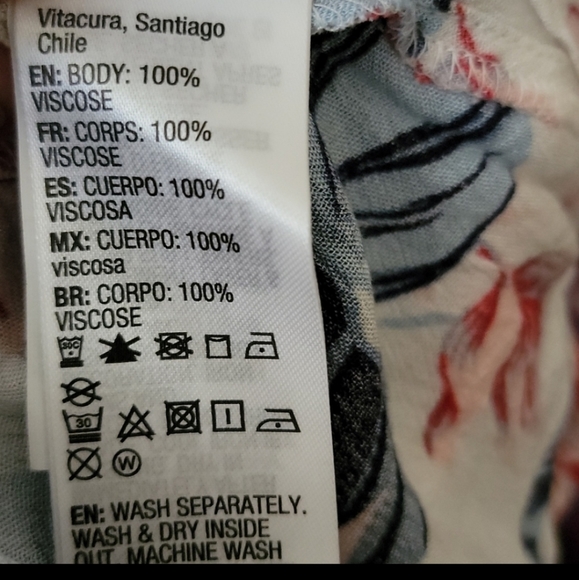 Roxy Floral Midi Dress Size XS - Picture 5 of 5